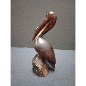 Ironwood Handcarved 8" Pelican Figurine